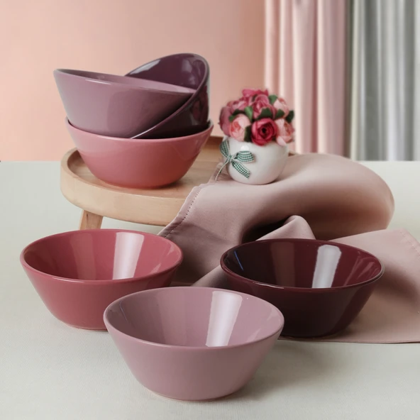 Keramika Mix Hitit Çorba Kasesi 14 Cm 6 Adet - 451/572