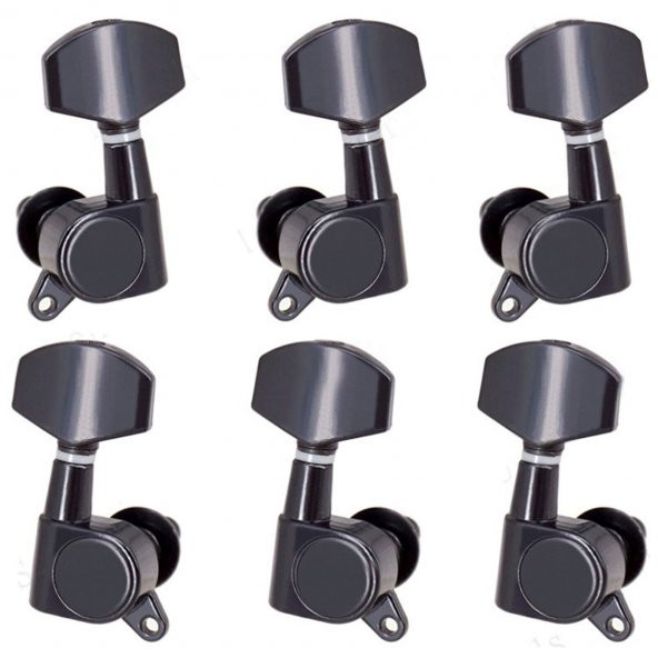 Fluid MHA10B Akustik Gitar Burgusu 3+3 Set + Vida Somun Pul - 3