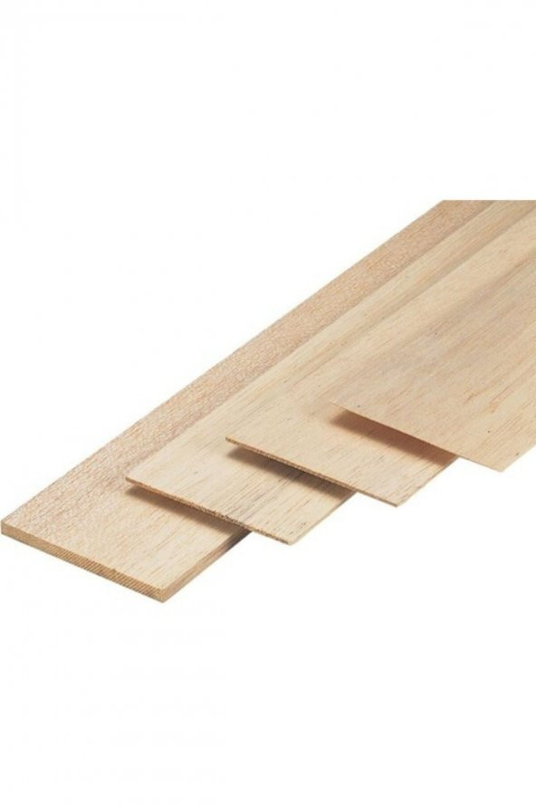 Delrey Balsa Levha 1 Metre 2,5 Mm 3lü