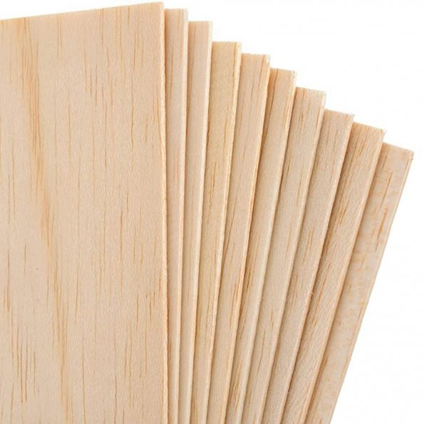 BALSA LEVHA 10,0x100CM 8 MM - (1 ADET )