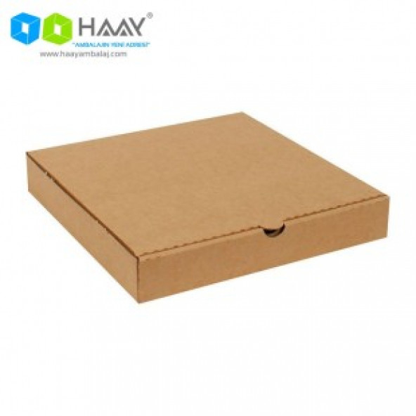 Haay Ambalaj 28x28x4,5cm Orta Boy Pizza Kutusu (25 Adet)