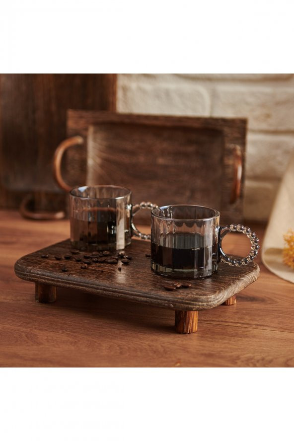 Ringo Line 325 Ml 4Lü Cam Kupa Çay Kahve Bardağı 15176