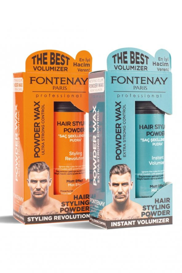 Fontenay Saç Şekillendirici Pudra Toz Wax Mat Effect Ve Ultra Strong 20gr + Profesyonel Saç Fırçası 1016 3lü Set - 2