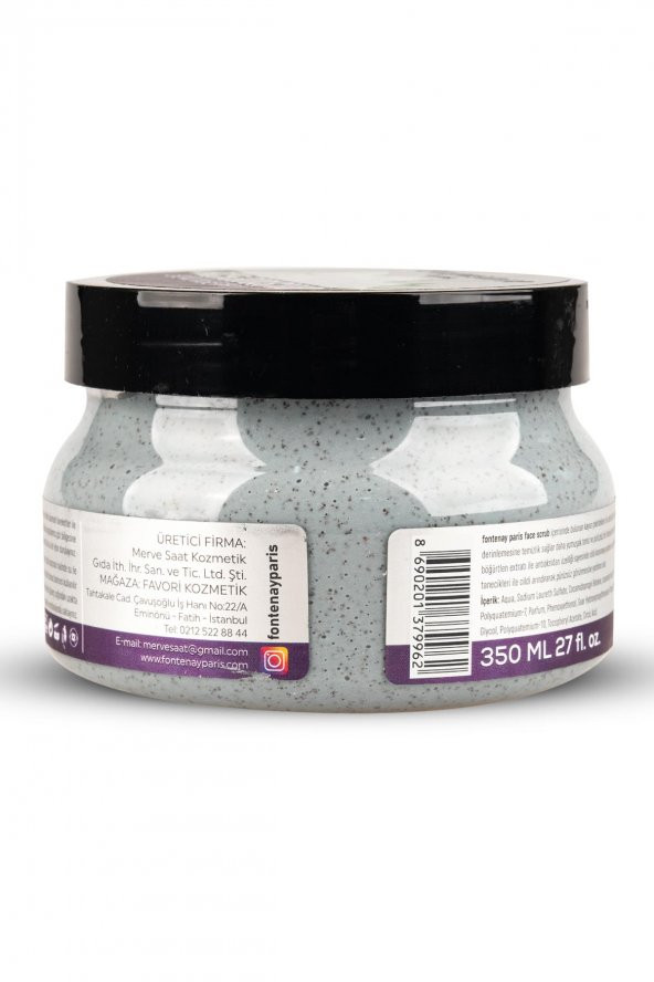 Fontenay Face And Body Yüz Ve Vücut Için Peeling Etkili Scrub Yüz Maskesi Böğürtlen 350ML - 4