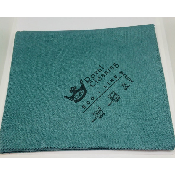 Ultra Mikrofiber Temizlik. Royal Cleaning Cam Ve Araba Bezi (YEŞİL) 58x65 Cm - 2