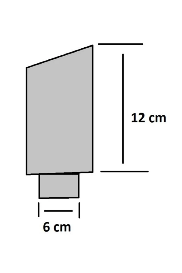 Içi Dolu Yassı Krom Uzun Egzoz Ucu - Resim 4