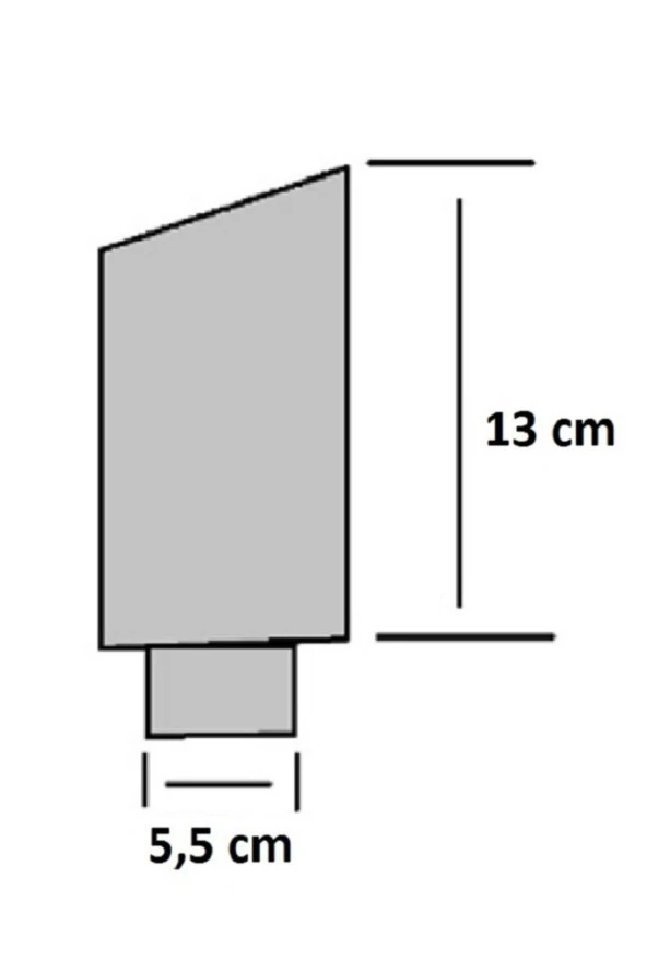 100 Mm. Dolu Paslanmaz Çelik Tekli Egzoz Ucu - 3