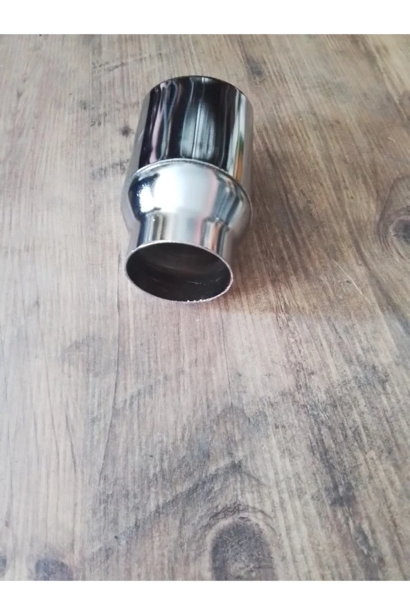 60 Mm. Nikelaj Önü Kesik Egzoz Ucu Eksoz - Resim 2