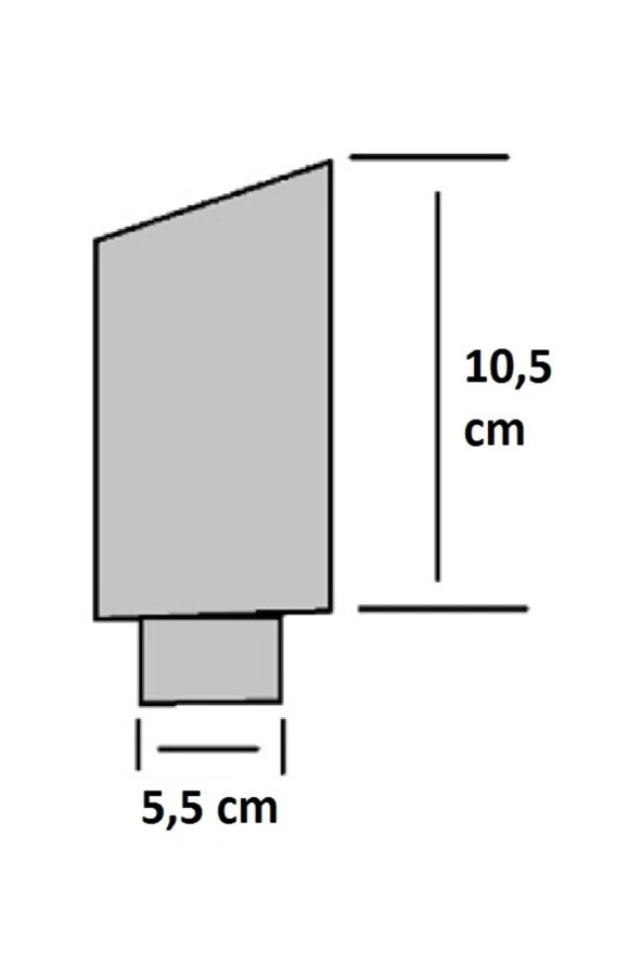 60 Mm. Nikelaj Önü Kesik Egzoz Ucu Eksoz - Resim 4