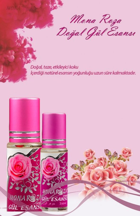 Monaroza Isparta Efsane Gül Esansı (Katkısız) 5 ml 1 Adet - 2