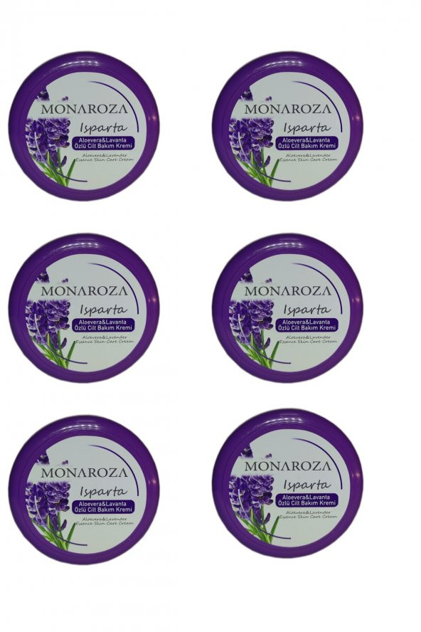 Aleovera & Lavanta Özlü Cilt Bakım Kremi 6lı Set (40 Ml X 6 Adet)