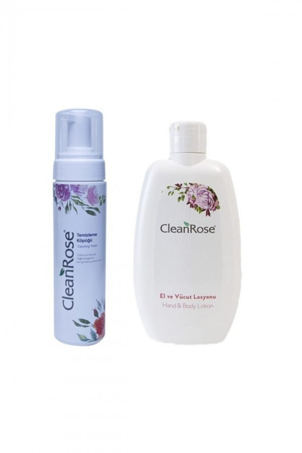 Cleanrose El ve Vücut Losyonu 200 ml Doğal Temizleme Köpüğü 200 ml