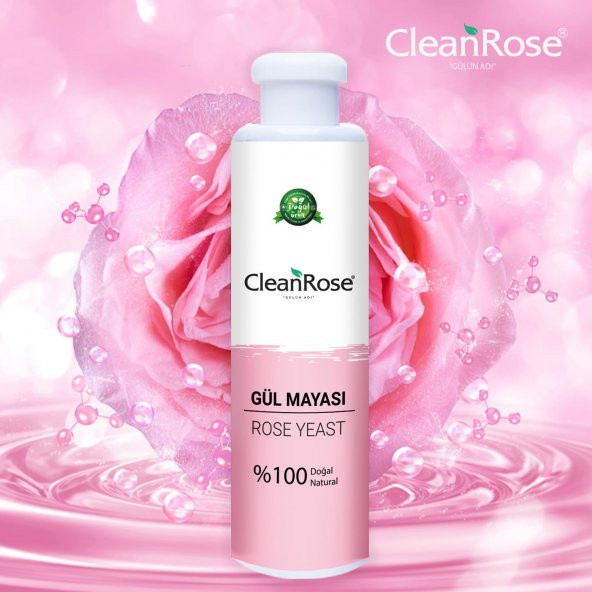 Clean Rose  320 Frekans 100 Doğal ve Onaylı Gül Mayası 390 ml - 2