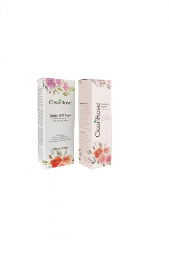 100 Doğal Gül Suyu 250 Ml + Cilt Temizleme Köpüğü 200 Ml