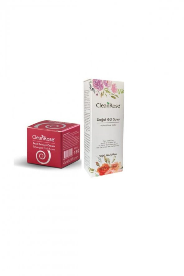 100 Doğal Gül Suyu 250 Ml + Salyangoz Özlü Krem 45 Ml