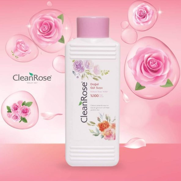 Cleanrose 100 Doğal Gül Suyu 235 ml