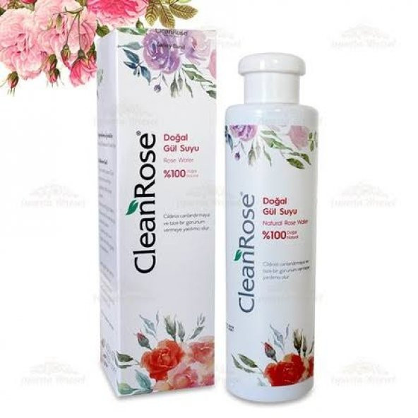 Cleanrose 100 Doğal Gül Suyu 400 ml Lüx