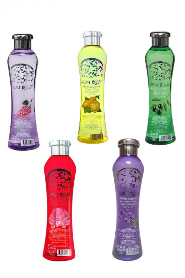Efsane Kolonyalar Seti 5li Set 17 (350 Ml -5 Adet)