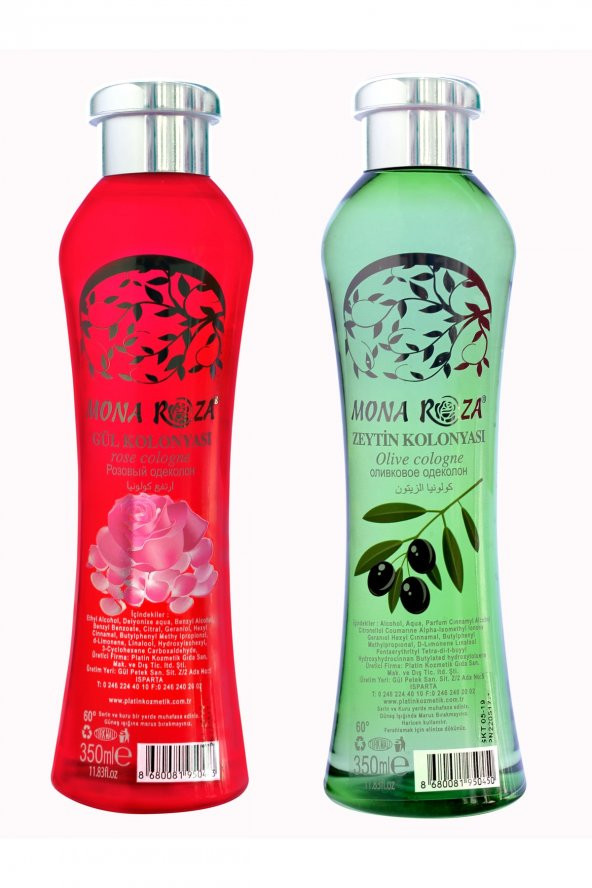 Efsane Kolonyalar Seti 2lü Set 4 (350 Ml -2 Adet)