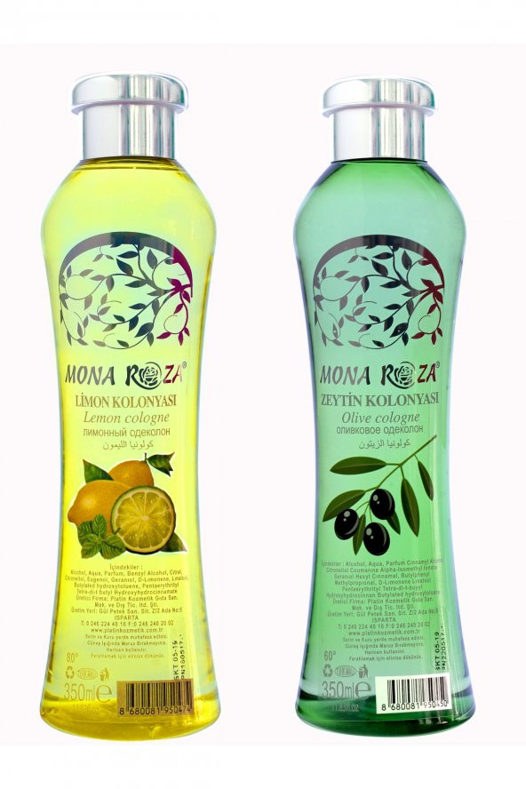 Efsane Kolonyalar Seti 2lü Set 16 (350 Ml -2 Adet)