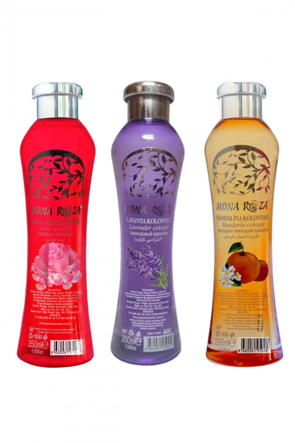 Efsane Kolonyalar Seti 3lü Set 9 (350 Ml -3 Adet)