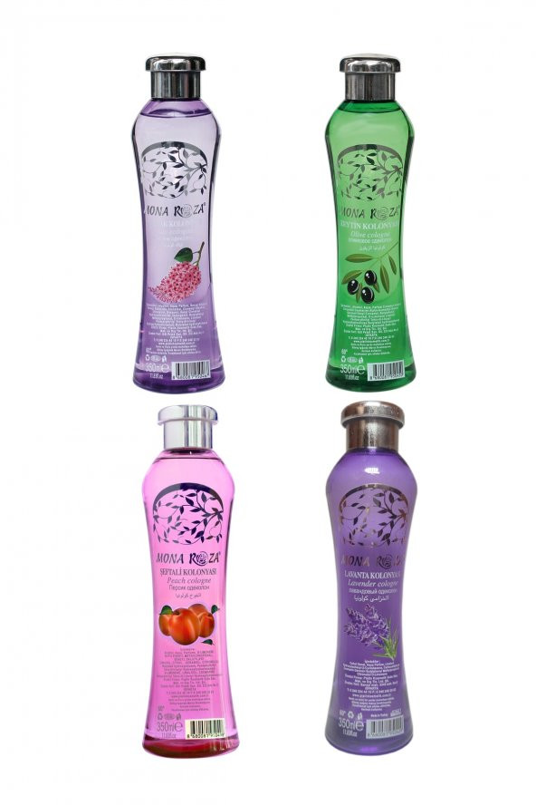 Efsane Kolonyalar Seti 4li Set 7 (350 Ml -4 Adet)