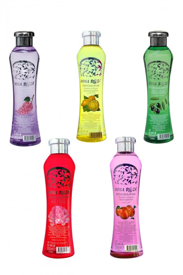 Efsane Kolonyalar Seti 5li Set 12 (350 Ml -5 Adet)