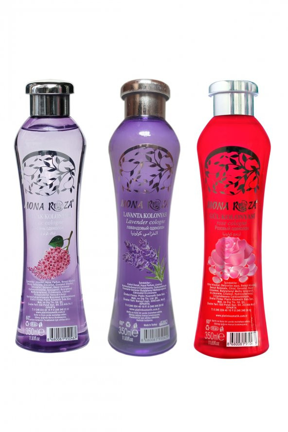 Efsane Kolonyalar Seti 3lü Set 4 (350 Ml -3 Adet) - 1