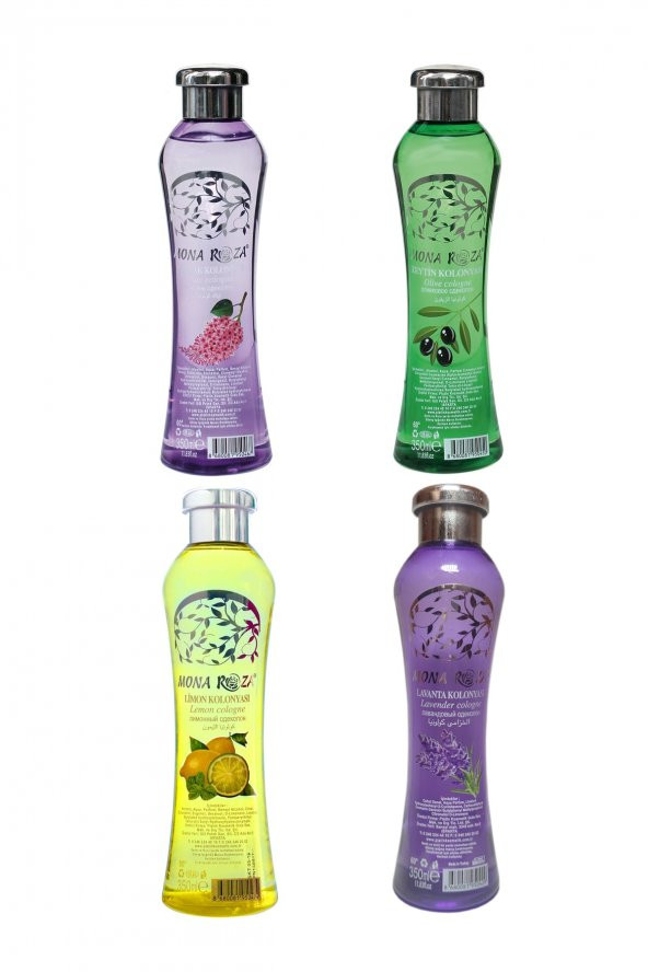 Efsane Kolonyalar Seti 4li Set 5 350 ml 4 Adet