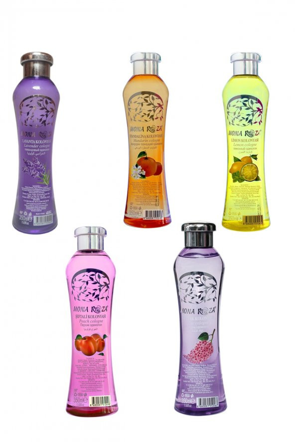 Efsane Kolonyalar Seti 5li Set 6 (350 Ml -5 Adet)