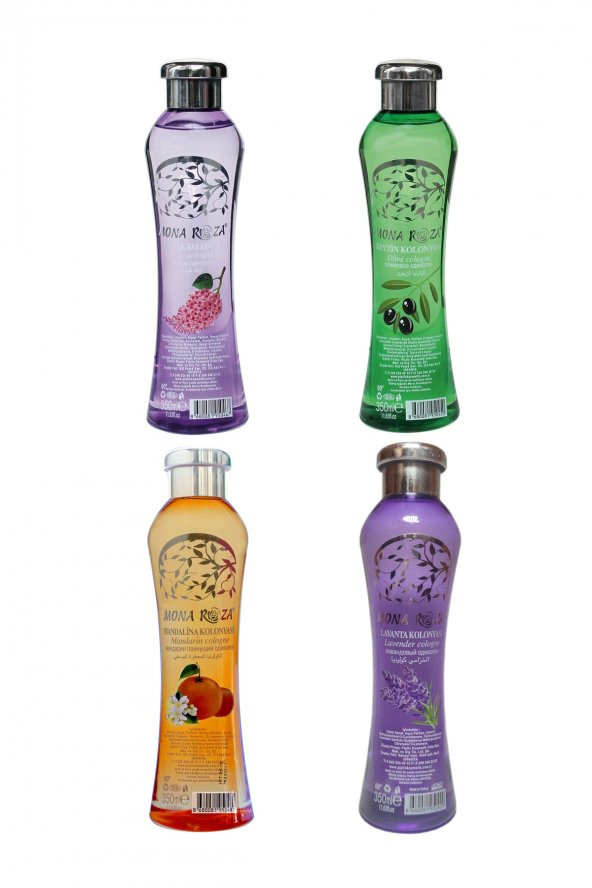 Efsane Kolonyalar Seti 4li Set 6 (350 Ml -4 Adet)