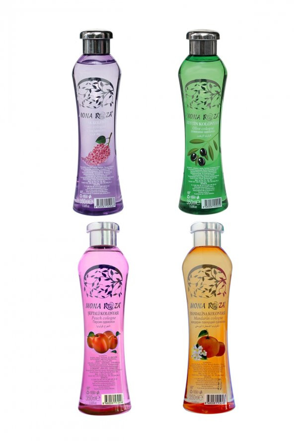 Efsane Kolonyalar Seti 4li Set 10 (350 Ml -4 Adet)
