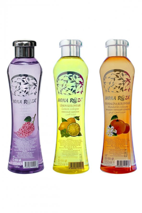 Efsane Kolonyalar Seti 3lü Set 2 (350 Ml -3 Adet)