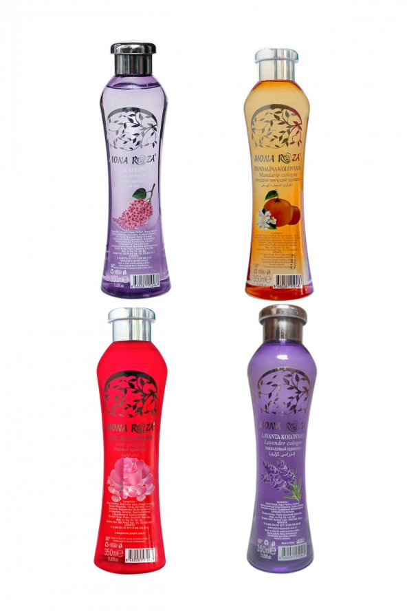 Efsane Kolonyalar Seti 4li Set 3 (350 Ml -4 Adet)