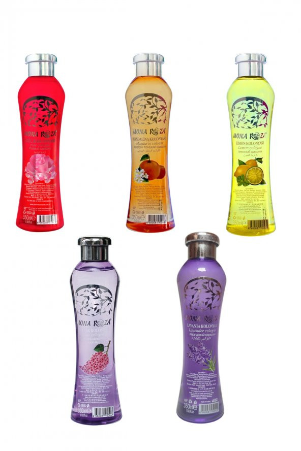 Efsane Kolonyalar Seti 5li Set 3 (350 Ml -5 Adet)