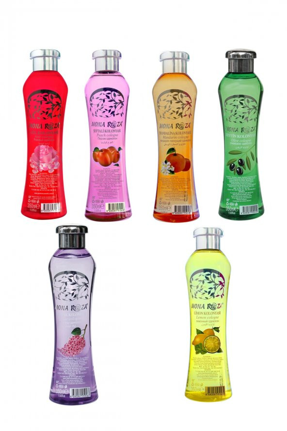 Efsane Kolonyalar Seti 6li Set 6 (350 Ml -6 Adet)