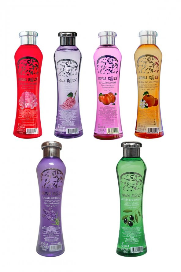 Efsane Kolonyalar Seti 6li Set (350 Ml -6 Adet)