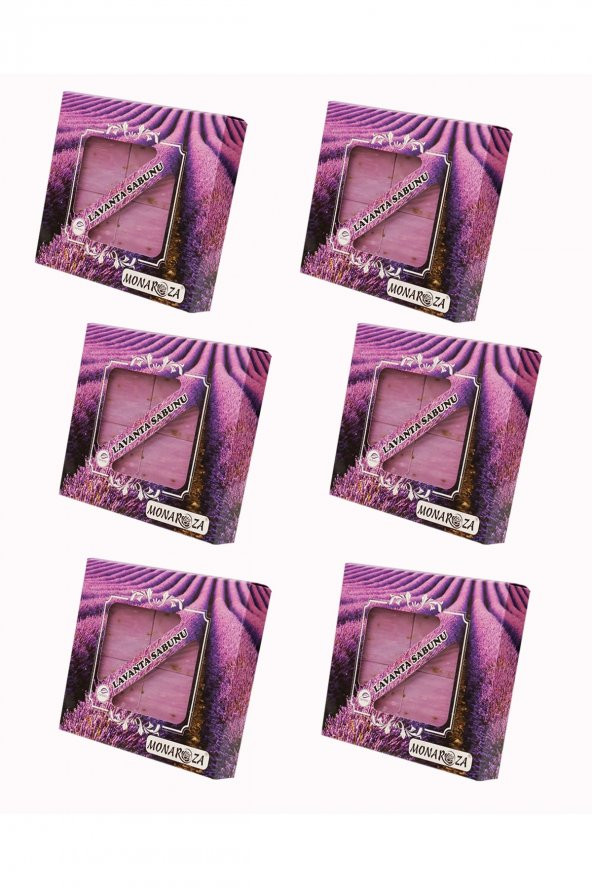 4lü Lavanta Sabunu Seti 6lı ( 6 Kutu X 4x75 Gr)