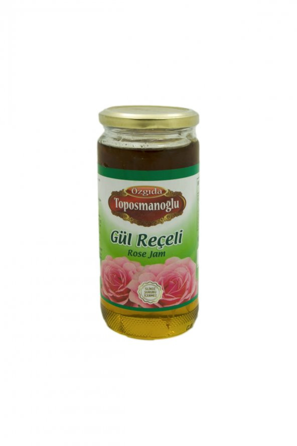Glikozsuz Doğal Gül Reçeli (300 Gr)