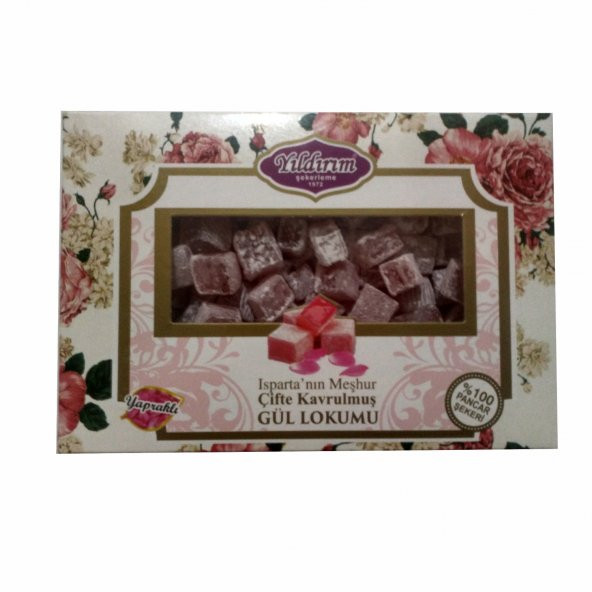 Yıldırım Şekerleme Isparta Gül Lokumu 200 gr Çifte Kavrulmuş
