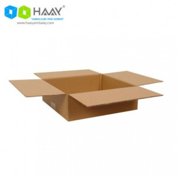 HAAY AMBALAJ 26,5x24,5x8,5cm Tek Oluklu Koli (10 Adet)