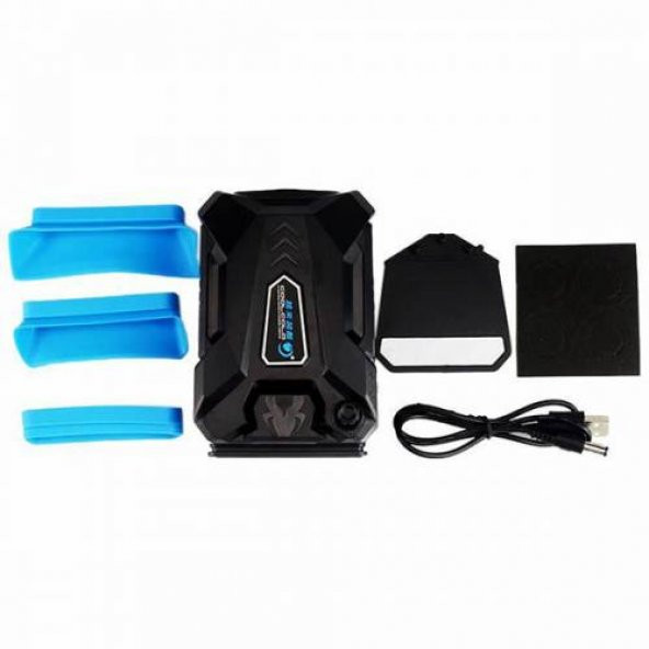 Polham Ayarlanabilir Vakumlu Laptop Soğutucu Gaming Laptop Soğutucu Fan Ultra Performans - Resim 6