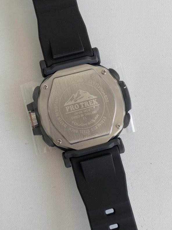 Casio Pro Trek 51mm Silikon Kordon Erkek Kol Saati PRG-600-1CR - 10