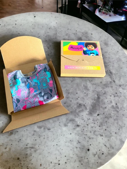 Minique Sevimli Fare Pembe Bebek Tulumu - 5