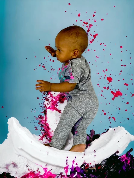 Minique Sevimli Fare Pembe Bebek Tulumu - 4