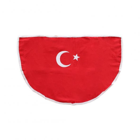 Kırmızı Beyaz Bayrak Pelerin