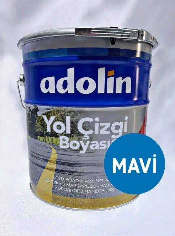 Adolin Yol Çizgi Boyası Mavi 20 kg (Ral 5015) - 1