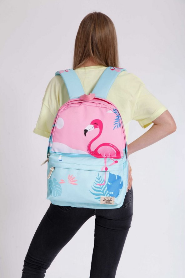 Layer Okul Çantası Happy Flamingo (k1396) - 3
