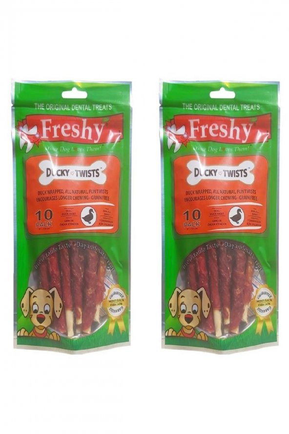 Ducky Twists Ördekli Köpek Ödül Maması 2 X 90 Gr. (2 Adet)