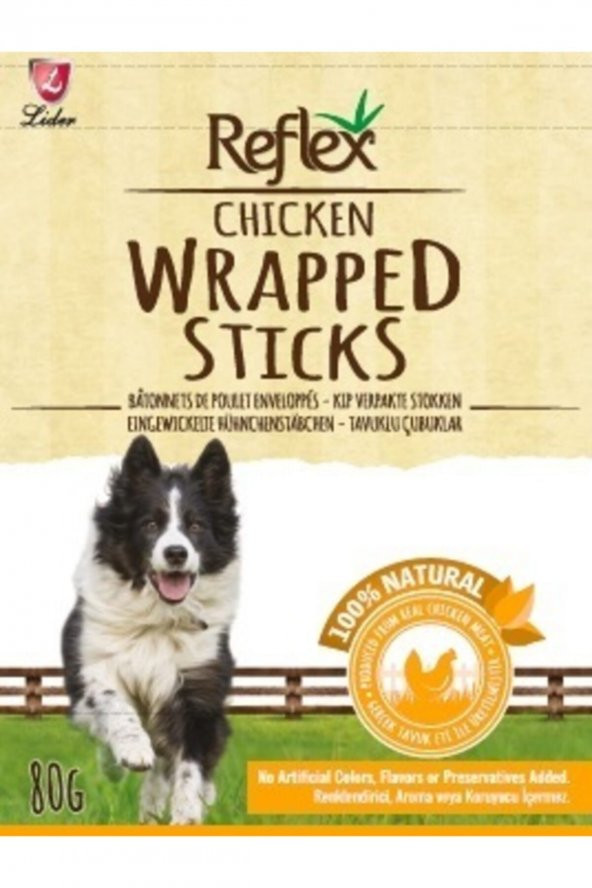 Dog Tavuklu Ödül Çubuk - Chicken Wrapped Sticks 80 Gr ürün görseli 1
